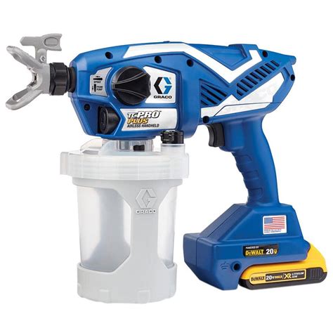 Graco tc pro - Sep 5, 2023 · Graco. (33) Questions & Answers (47) Can spray hot solvent material such as lacquer. Powered by DeWalt's 20-Volt MAX XR Lithium-ion Battery. SmartTip Technology for a superior finish with less pressure. View Full Product Details. Read page 1 of our customer reviews for more information on the Graco TC Pro Plus Airless Paint Sprayer. 